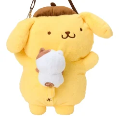 Japan Original Pompompurin Mini Phone Crossbody Bag (Friendship Time Series)