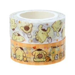 Japan Original Pompompurin 2-Piece Washi Tape Set