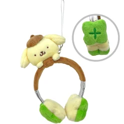 Global Original Pompompurin Plush Headphones Bag Charm