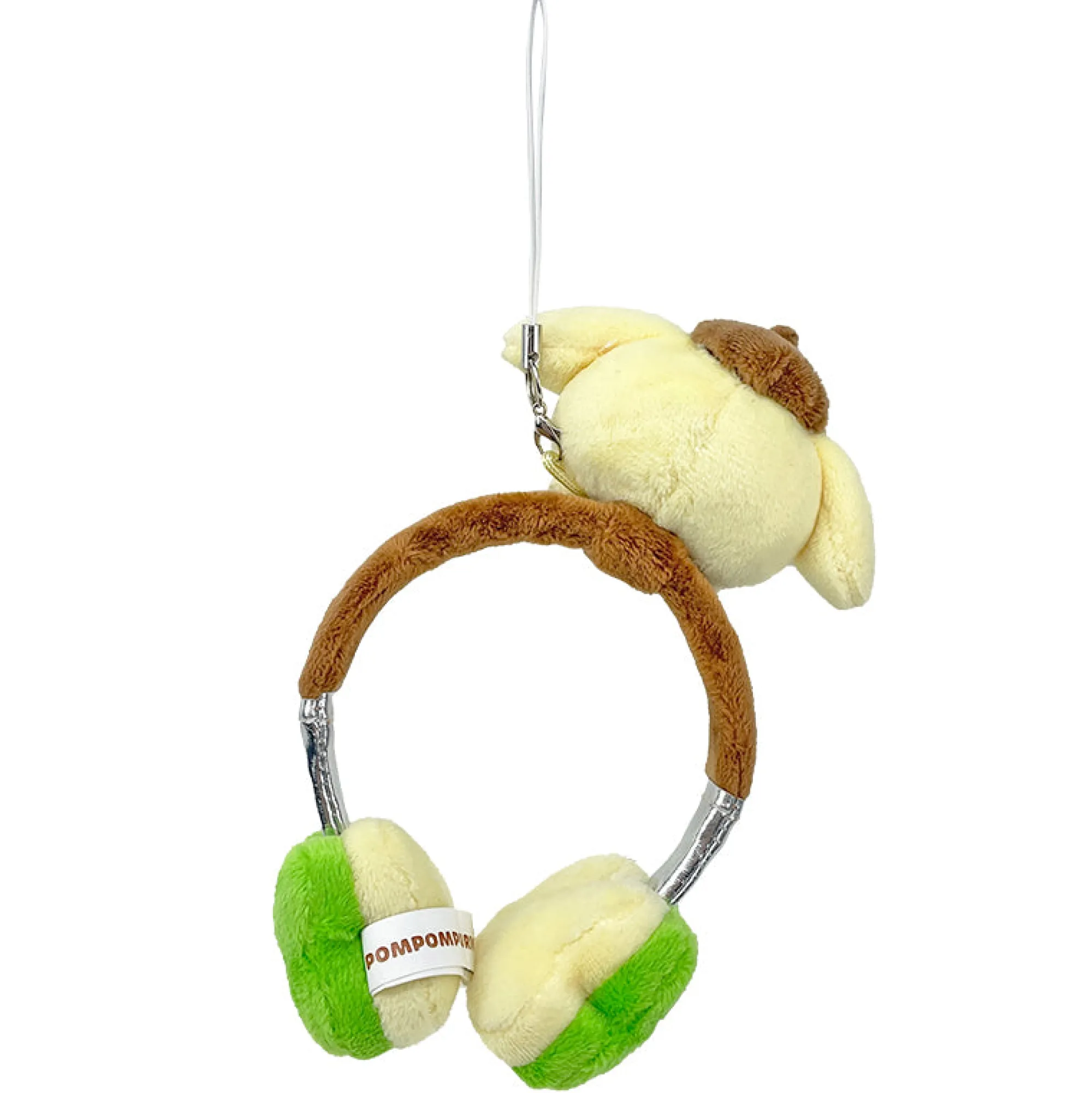 Global Original Pompompurin Plush Headphones Bag Charm
