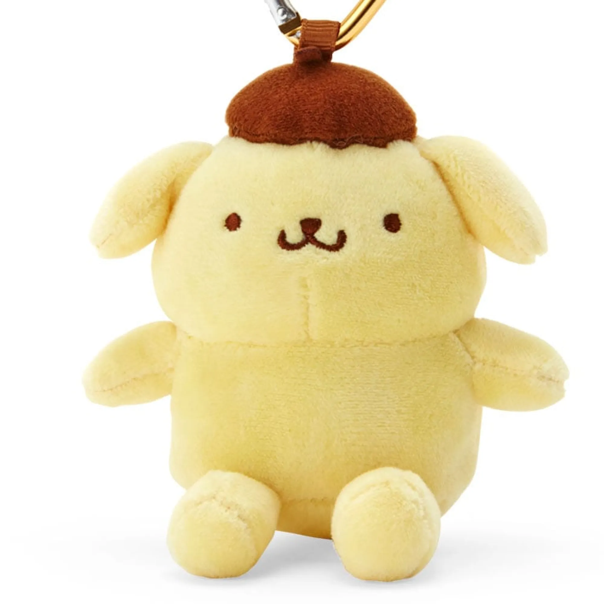 Japan Original Pompompurin Plush Mascot All My Heart Keychain