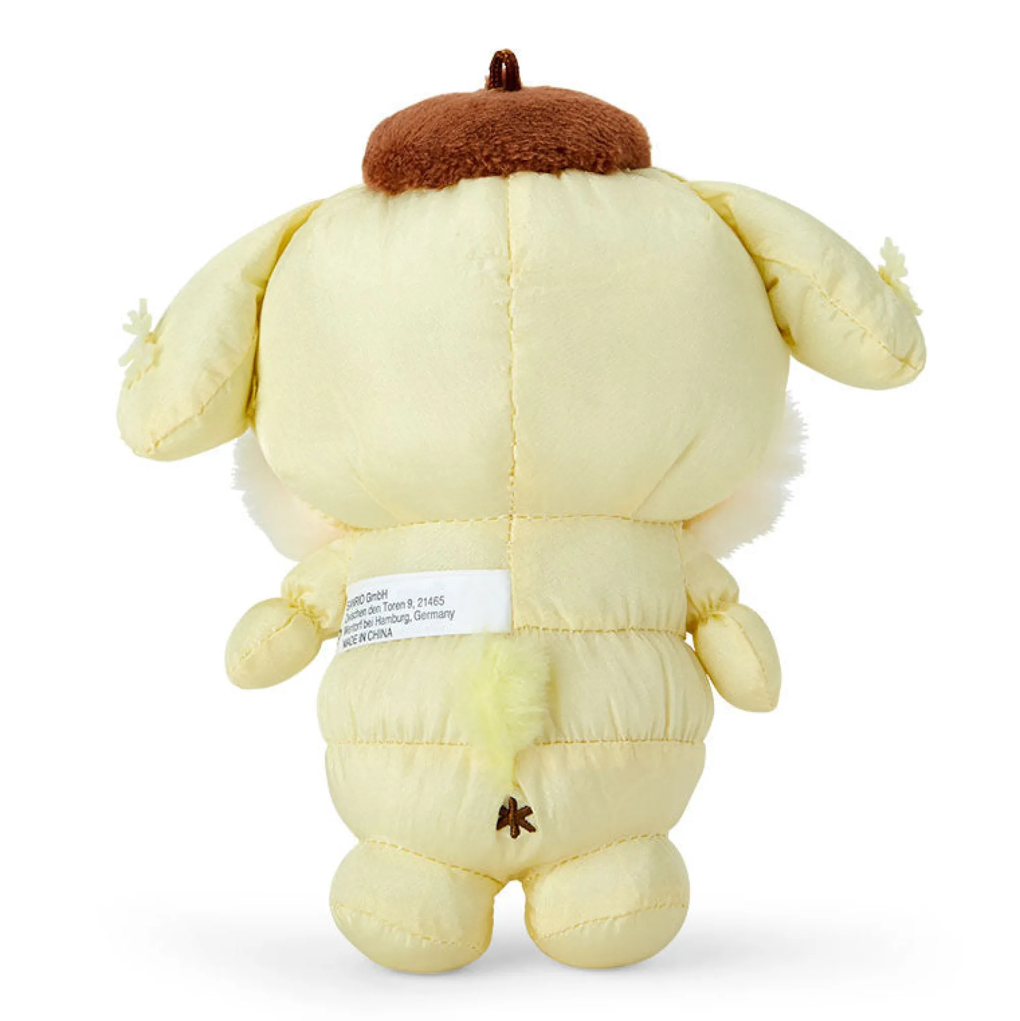 Japan Original Pompompurin Plush Mascot Keychain (Winter Snowsuit Series)