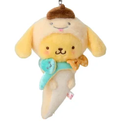 Japan Original Pompompurin Plush Mascot Keychain (Lucky Zodiac Series)