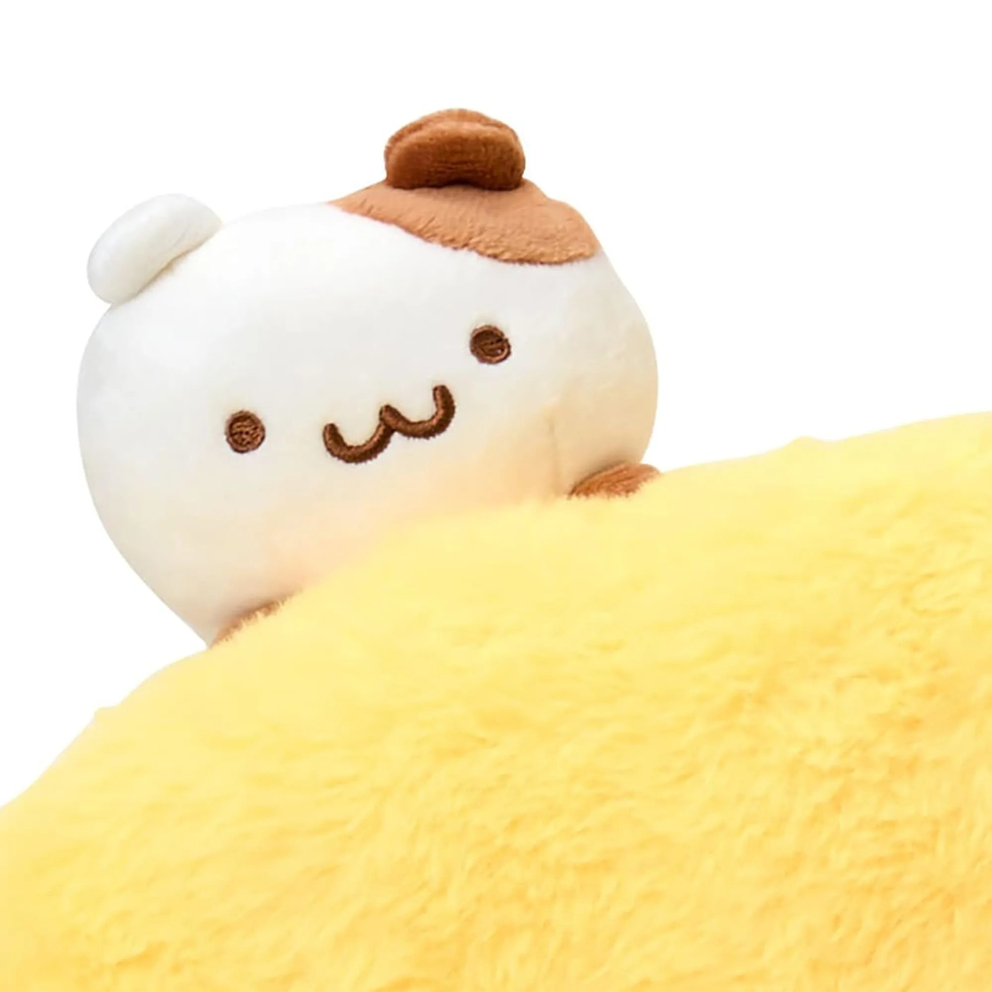 Japan Original Pompompurin Plush Throw Pillow (Friendship Time Series)