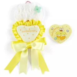 Japan Original Pompompurin Rosette Badge (Spring Things Series)