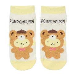 Japan Original Pompompurin Teddy Bear Cozy Ankle Socks