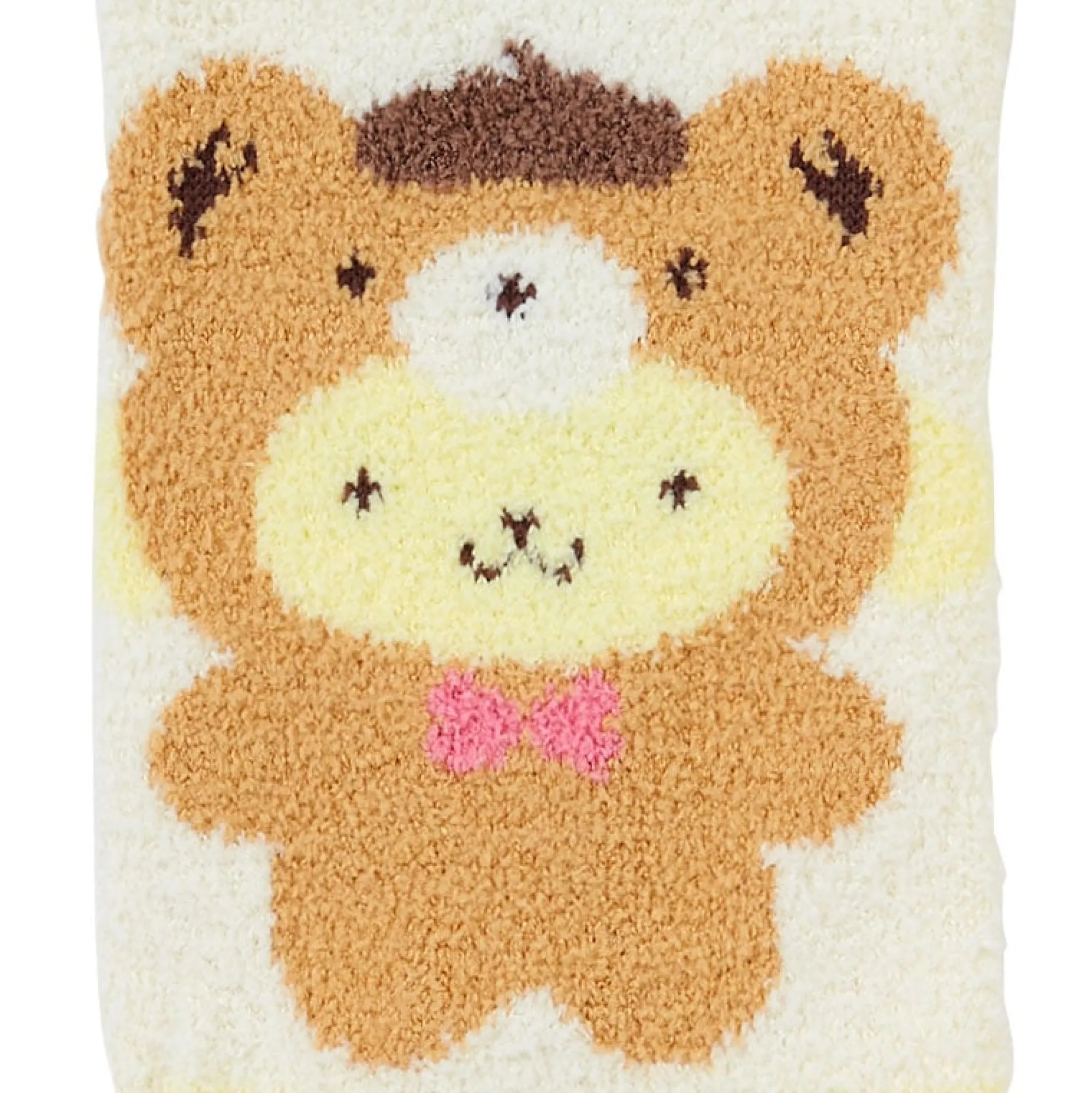 Japan Original Pompompurin Teddy Bear Cozy Ankle Socks
