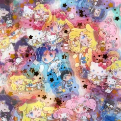 Japan Original Pretty Guardian Sailor Moon Cosmos 44-pc Sticker Set