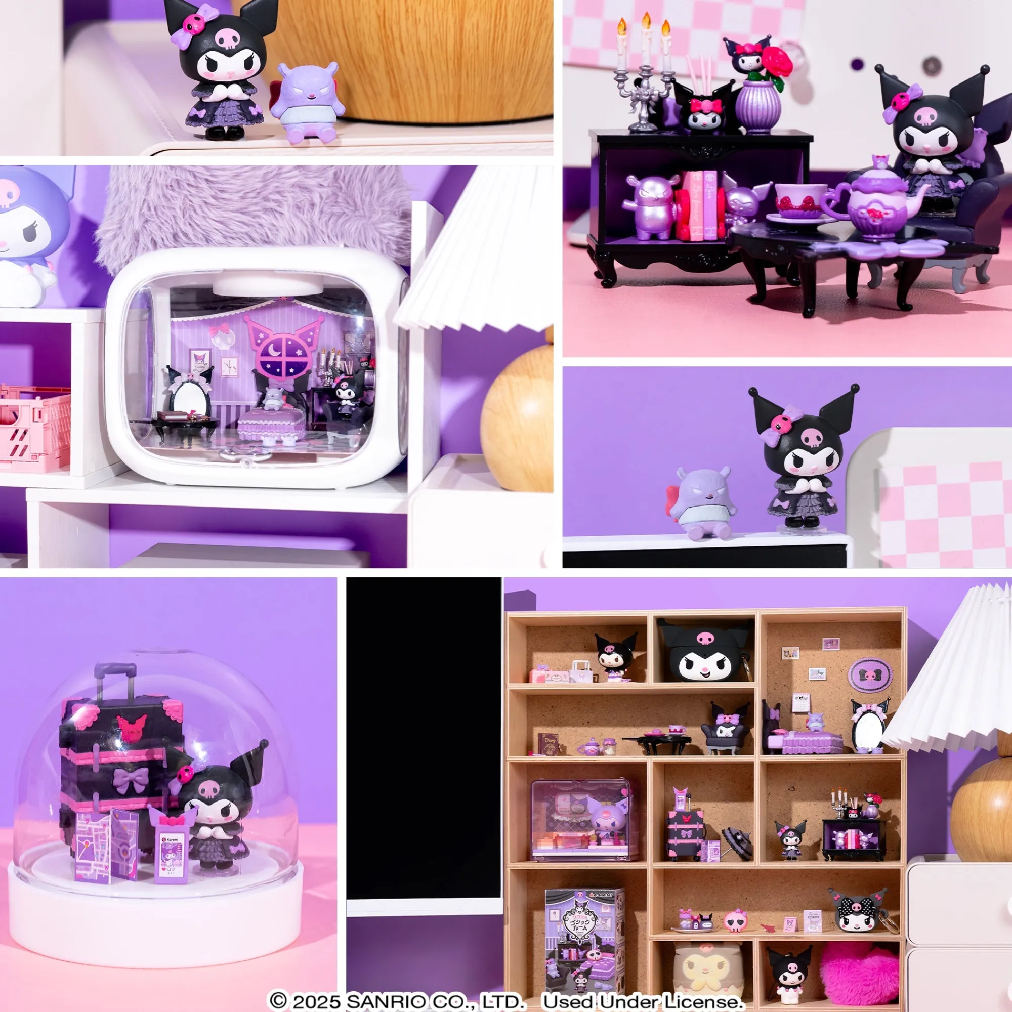 Hamee.com - Hamee US Re-Ment Kuromi's Gothic Room Blind Box Figure Set