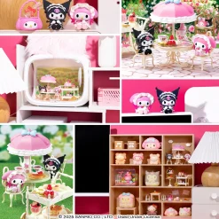 Hamee.com - Hamee US Re-Ment My Melody & Kuromi Sweet Tea Party Blind Box Figure Set