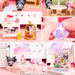 Hamee.com - Hamee US Re-Ment My Melody & Kuromi Sweet Tea Party Blind Box Figure Set