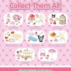 Hamee.com - Hamee US Re-Ment My Melody & Kuromi Sweet Tea Party Blind Box Figure Set