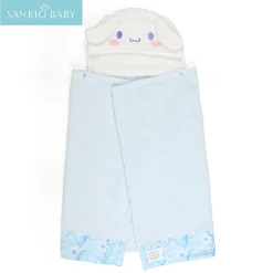 Kids Japan Original Sanrio Baby Cinnamoroll Hooded Bath Wrap