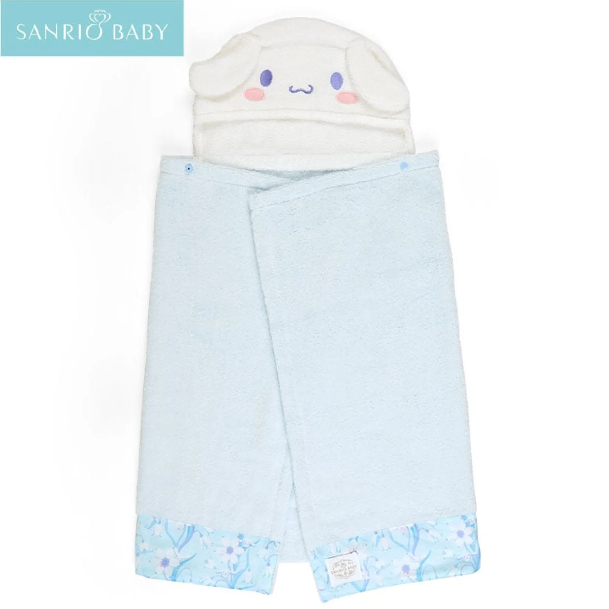 Kids Japan Original Sanrio Baby Cinnamoroll Hooded Bath Wrap