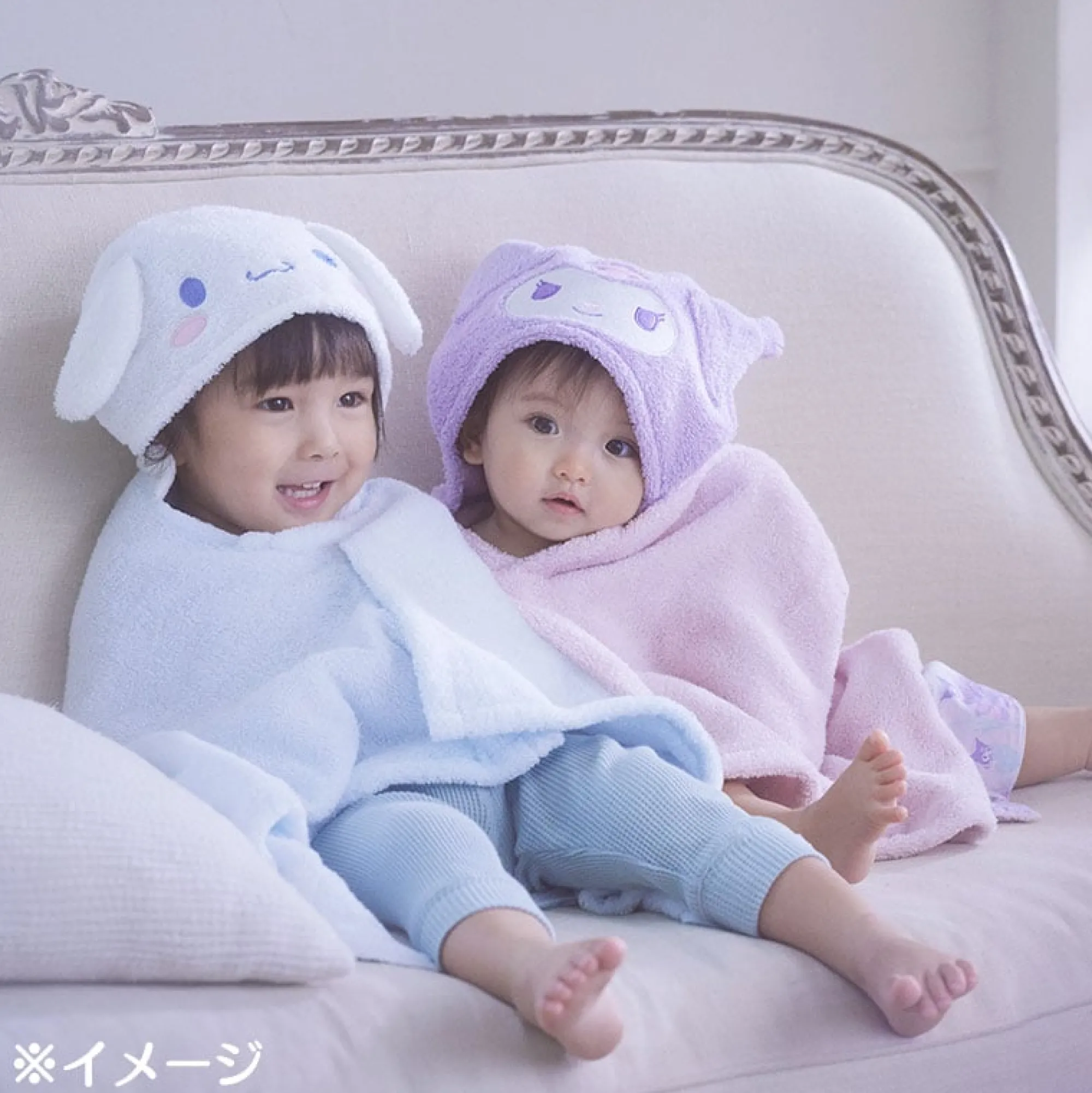 Kids Japan Original Sanrio Baby Cinnamoroll Hooded Bath Wrap