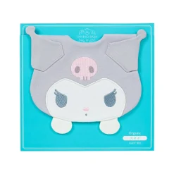 Kids Japan Original Sanrio Baby Organic Cotton Kuromi Face Bib