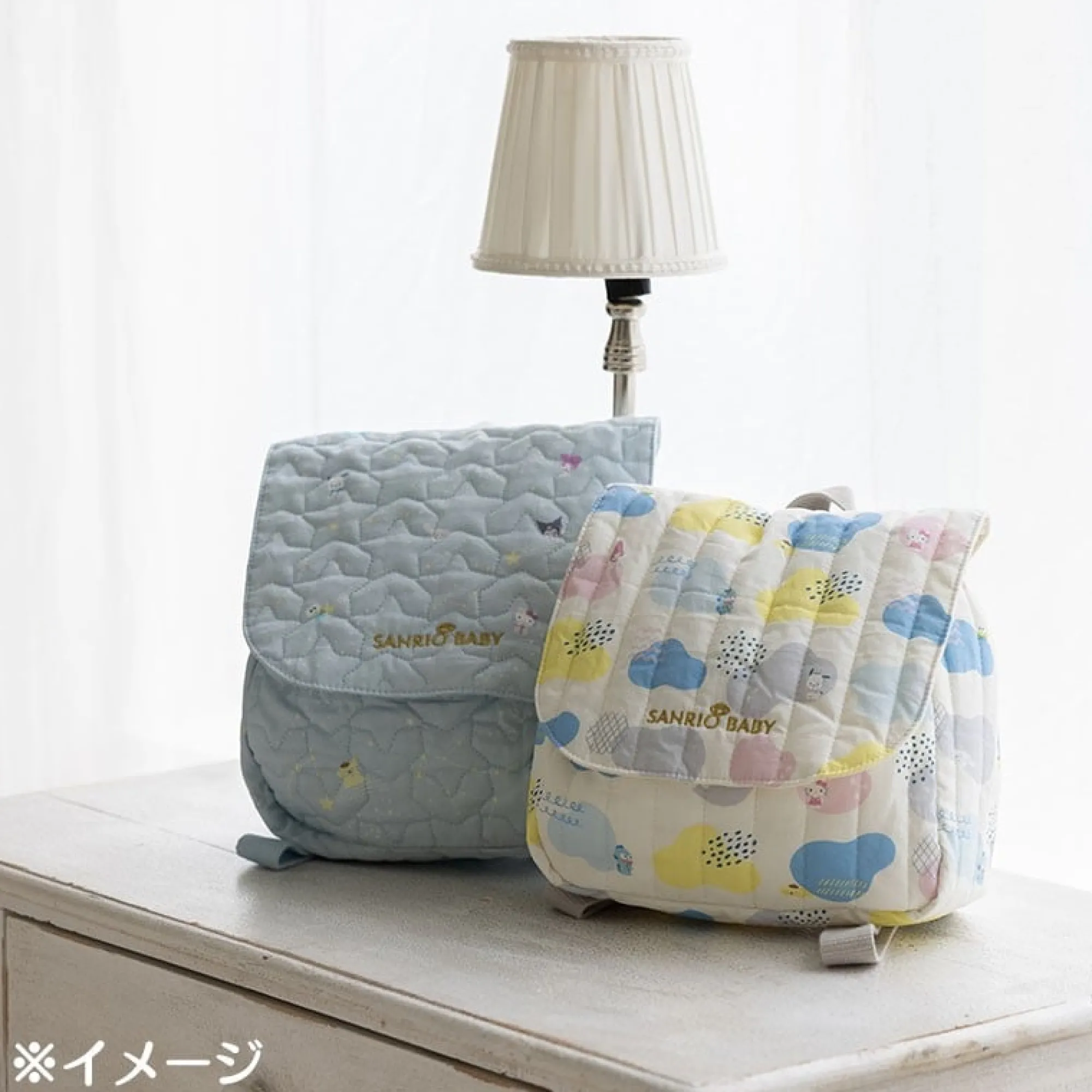 Japan Original Sanrio Baby Organic Cotton Baby Backpack (Colorful Clouds)