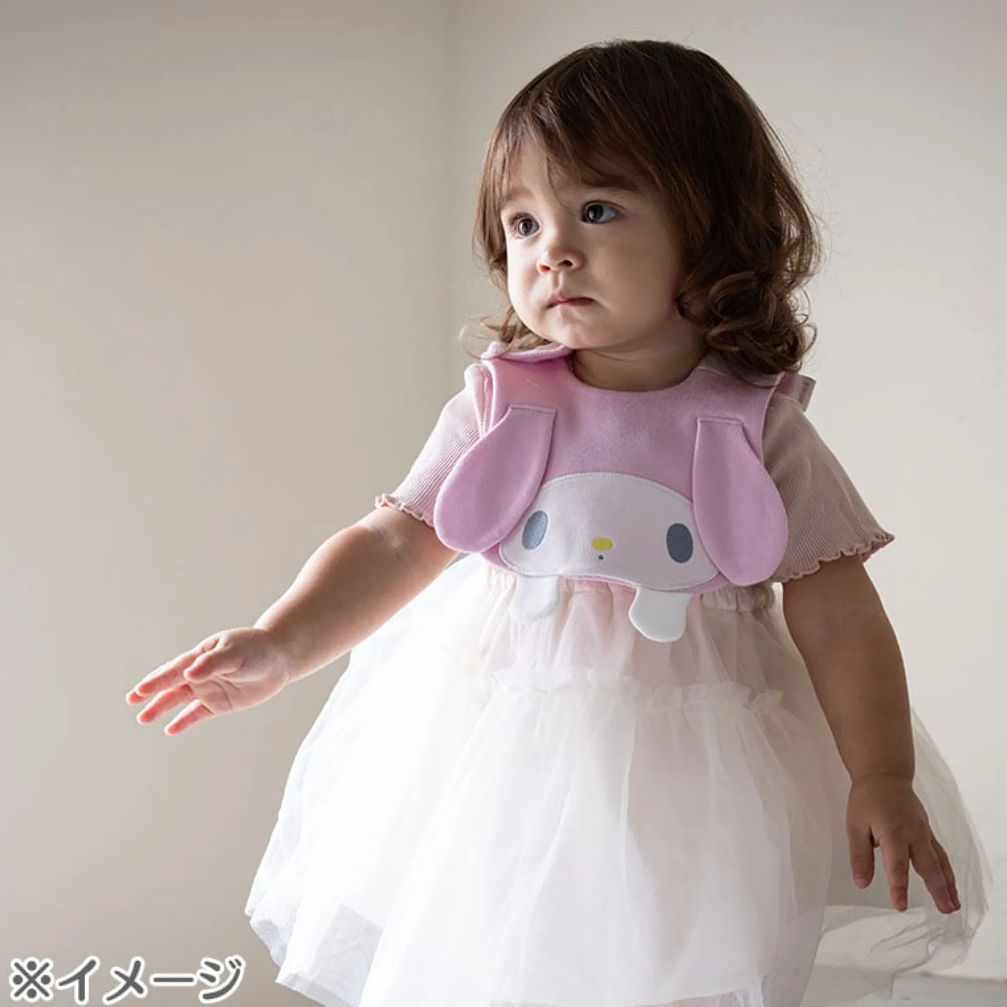 Kids Japan Original Sanrio Baby Organic Cotton My Melody Face Bib