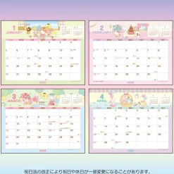 Japan Original Sanrio Characters 2025 Desk Calendar