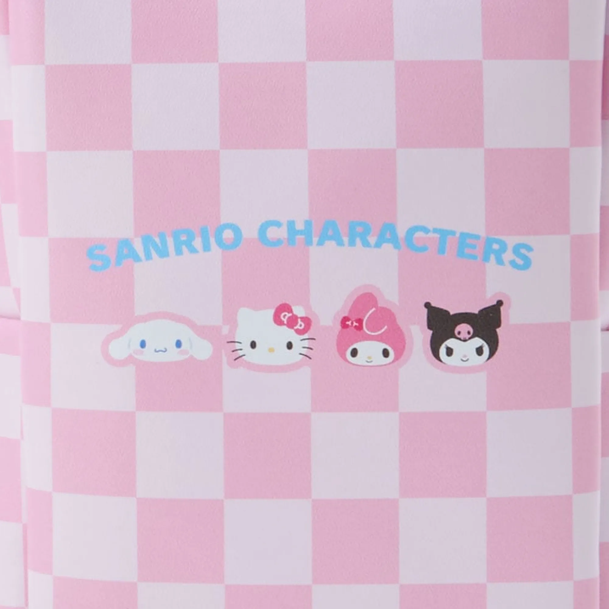 Japan Original Sanrio Characters Clear Convertible Mini Tote (Pastel Check Series)