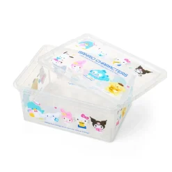 Japan Original Sanrio Characters Clear Glitter Storage Bin (S)