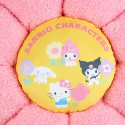 Japan Original Sanrio Characters Daisy Throw Pillow (Pastel Check Series)