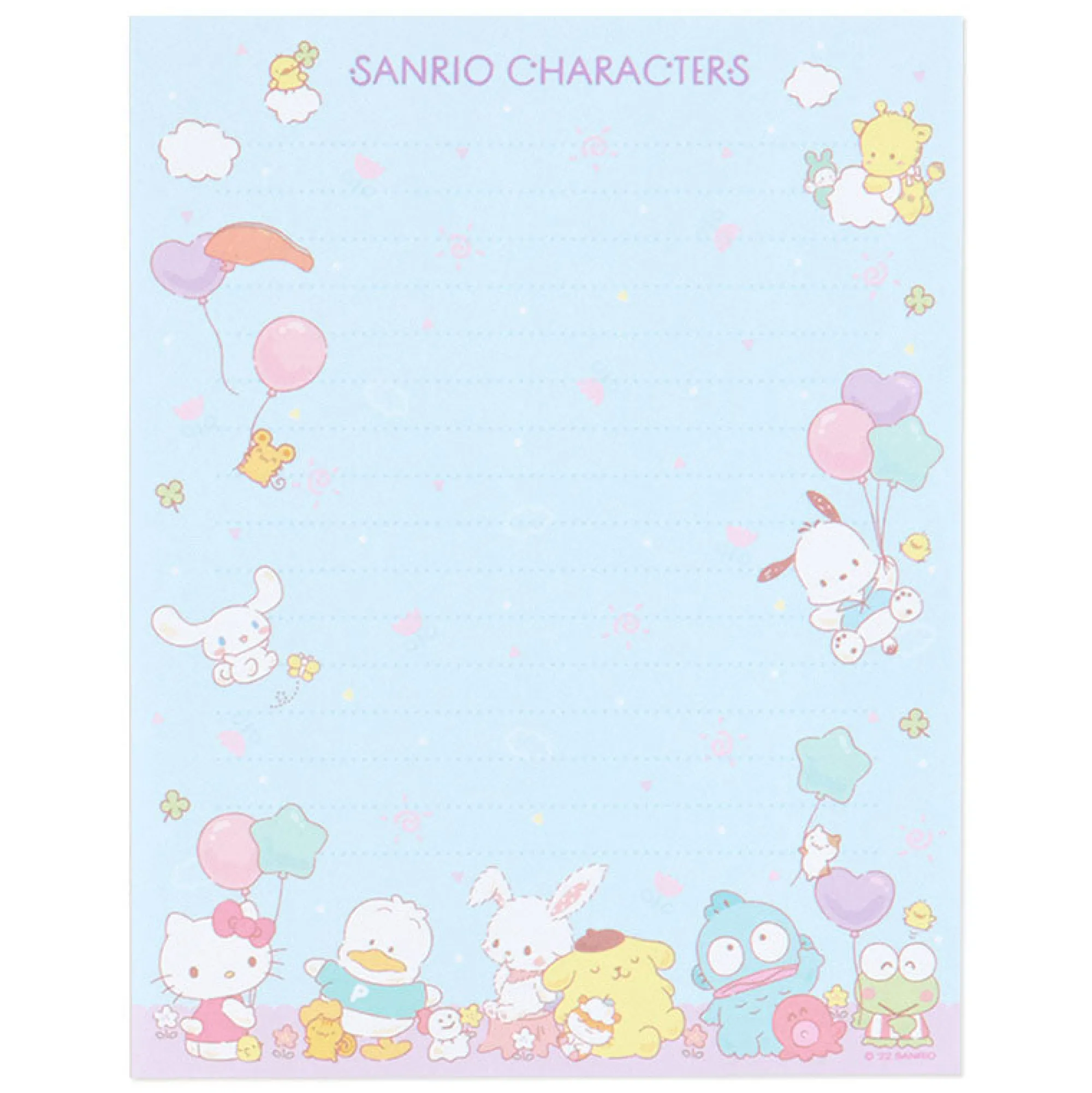 Japan Original Sanrio Characters Deluxe Letter Set