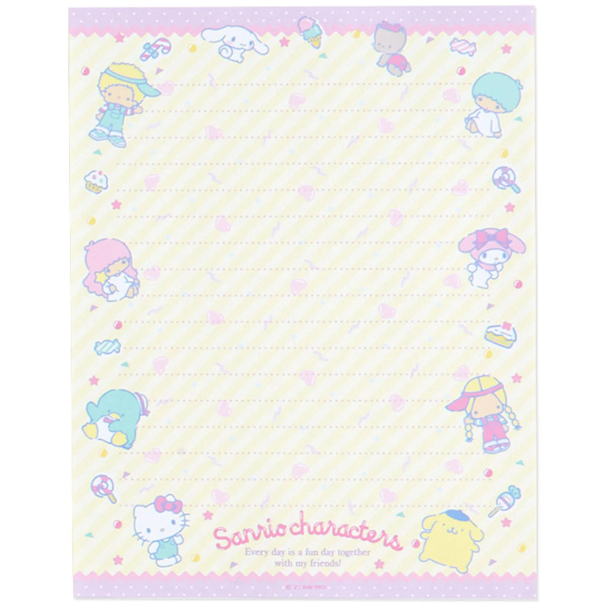 Japan Original Sanrio Characters Deluxe Letter Set