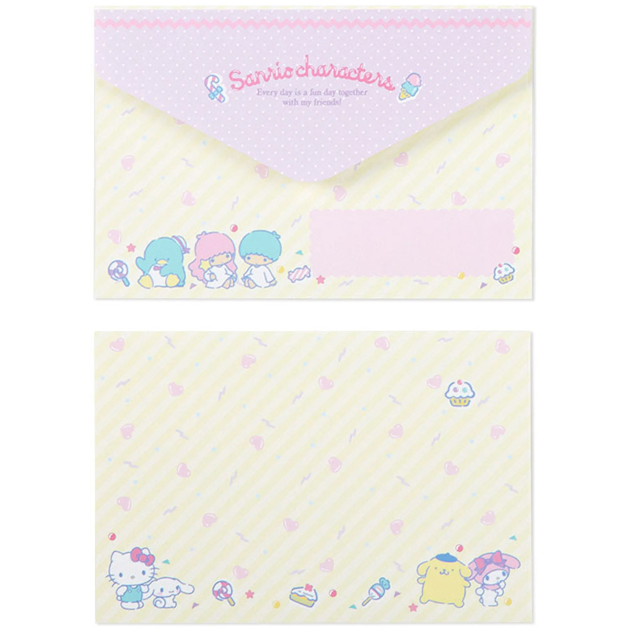 Japan Original Sanrio Characters Deluxe Letter Set