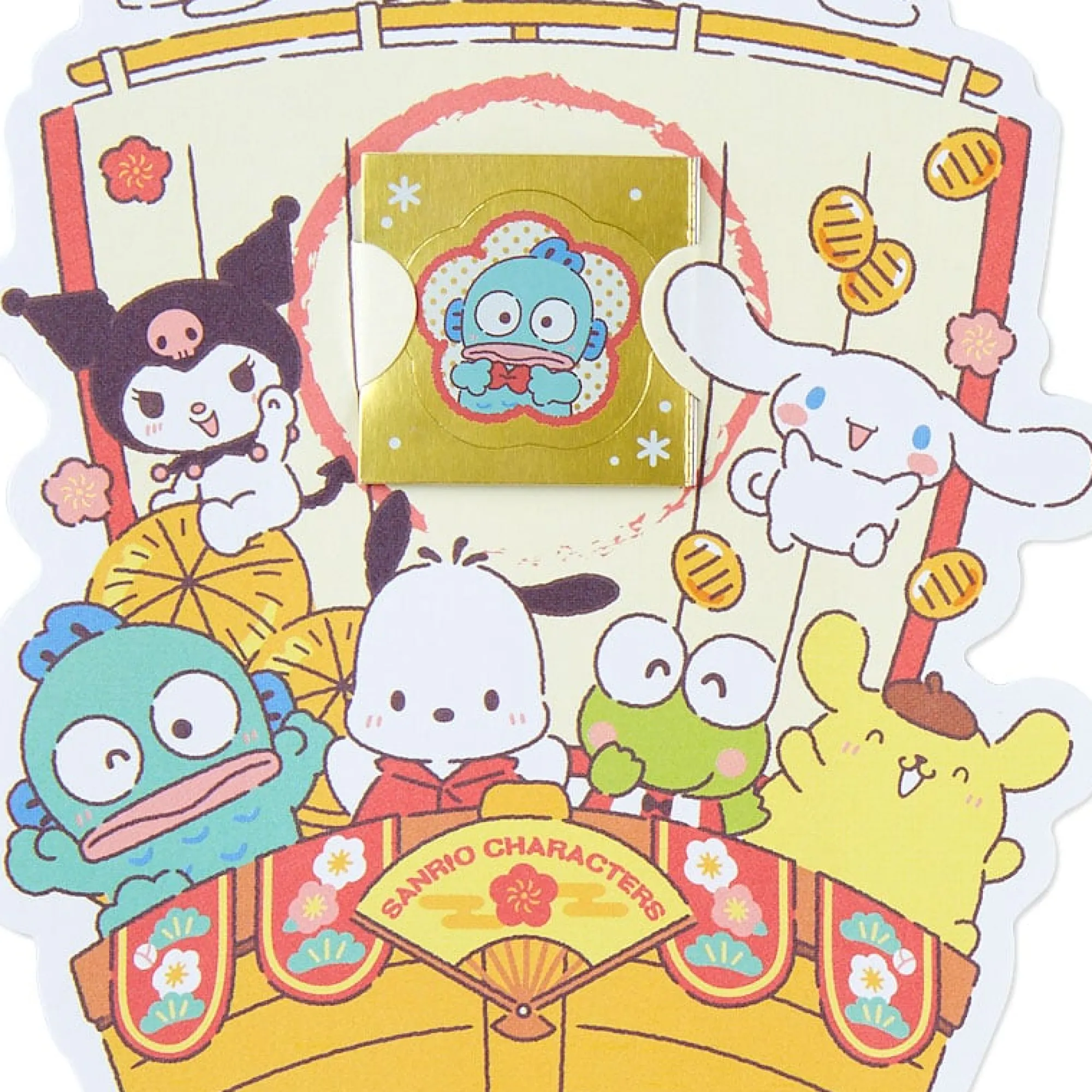 Japan Original Sanrio Characters Enclosure Envelope 3-pc Set