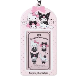 Japan Original Sanrio Characters ID Badge Holder & Sticker Set (Pretty Party Series)