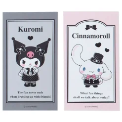 Japan Original Sanrio Characters ID Badge Holder & Sticker Set (Pretty Party Series)