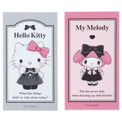 Japan Original Sanrio Characters ID Badge Holder & Sticker Set (Pretty Party Series)