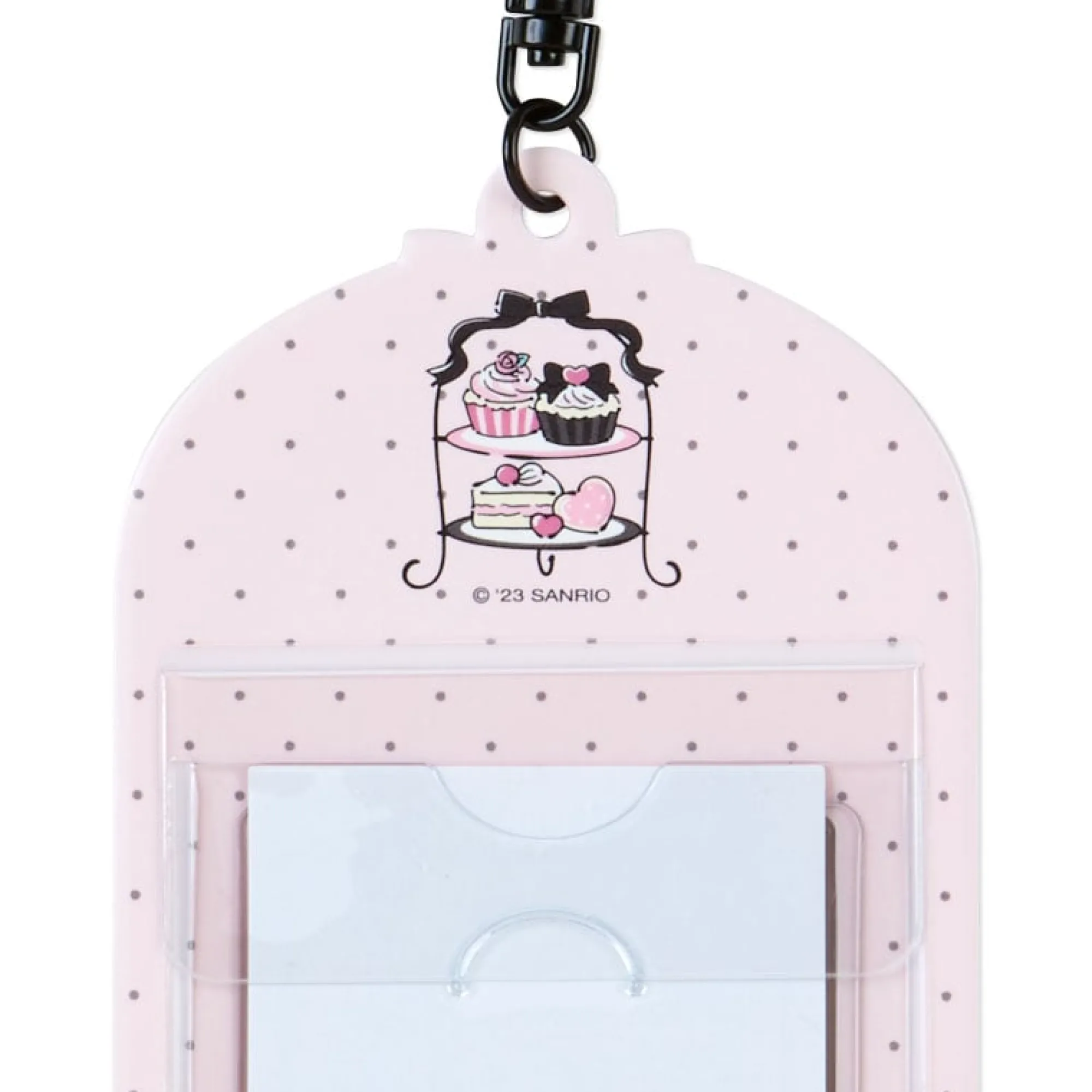 Japan Original Sanrio Characters ID Badge Holder & Sticker Set (Pretty Party Series)
