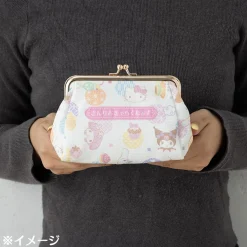 Japan Original Sanrio Characters Kiss Lock Pouch (Retro Pastel Series)