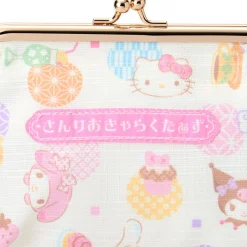 Japan Original Sanrio Characters Kiss Lock Pouch (Retro Pastel Series)