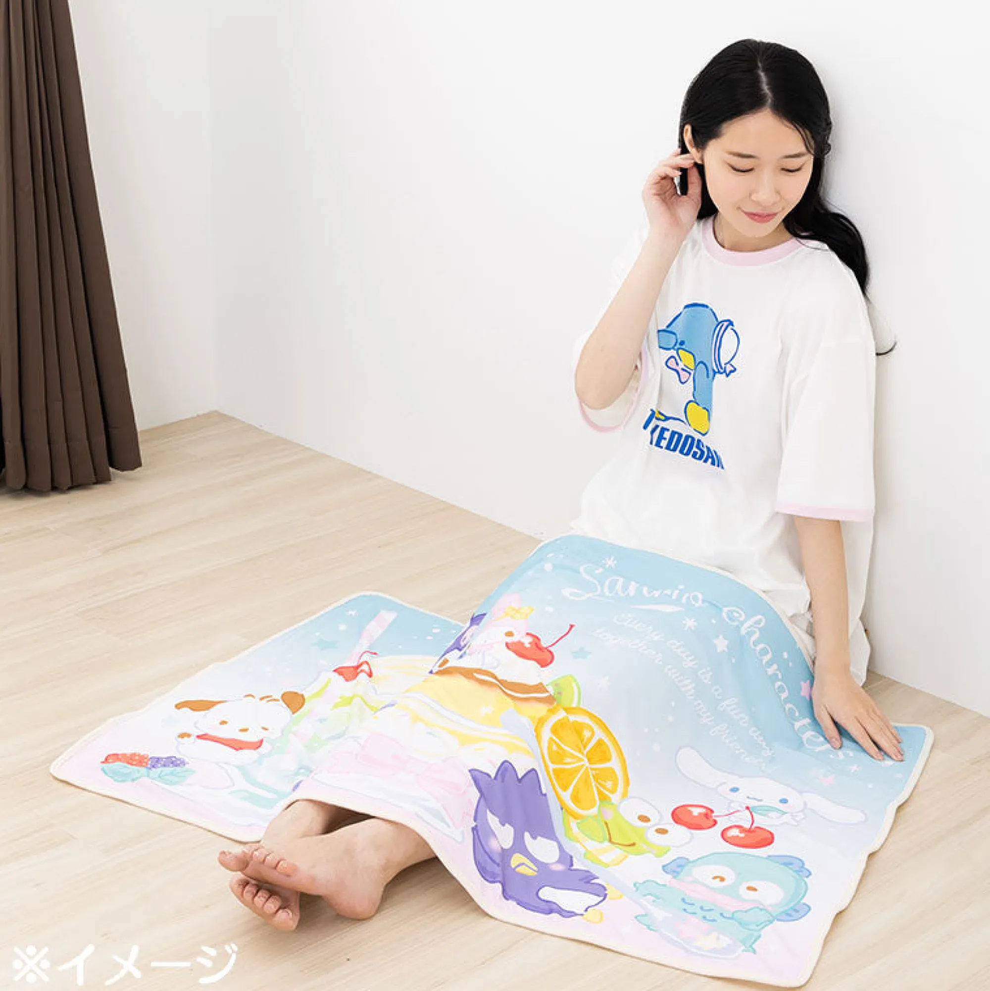 Japan Original Sanrio Characters Lap Blanket (Soda Float Series)