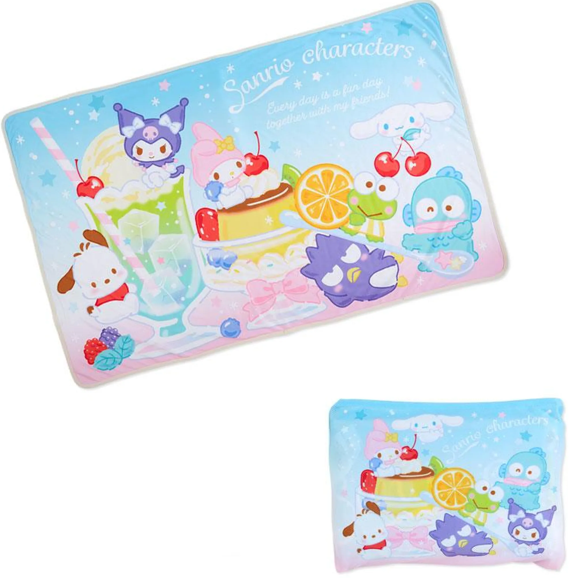 Japan Original Sanrio Characters Lap Blanket (Soda Float Series)