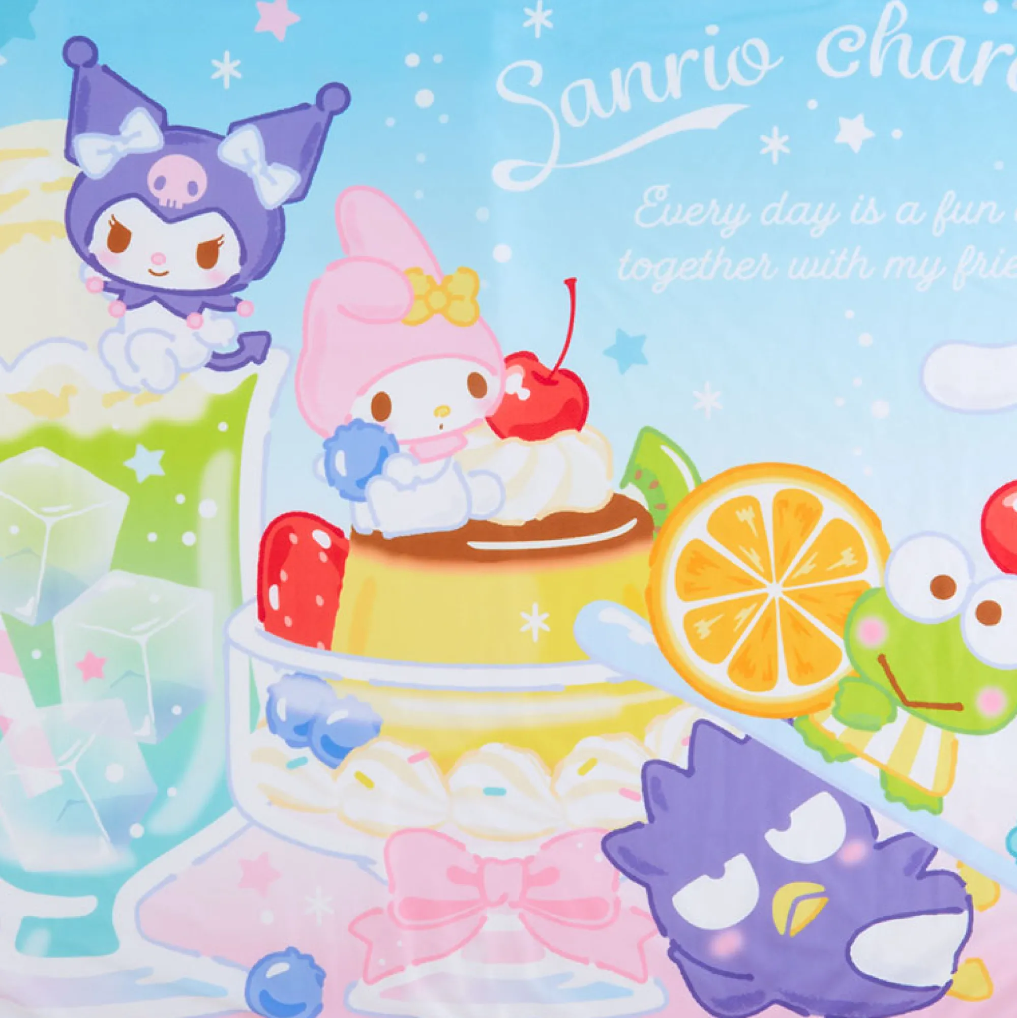Japan Original Sanrio Characters Lap Blanket (Soda Float Series)