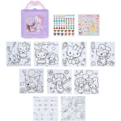 Kids Japan Original Sanrio Characters Mini Coloring & Sticker Set