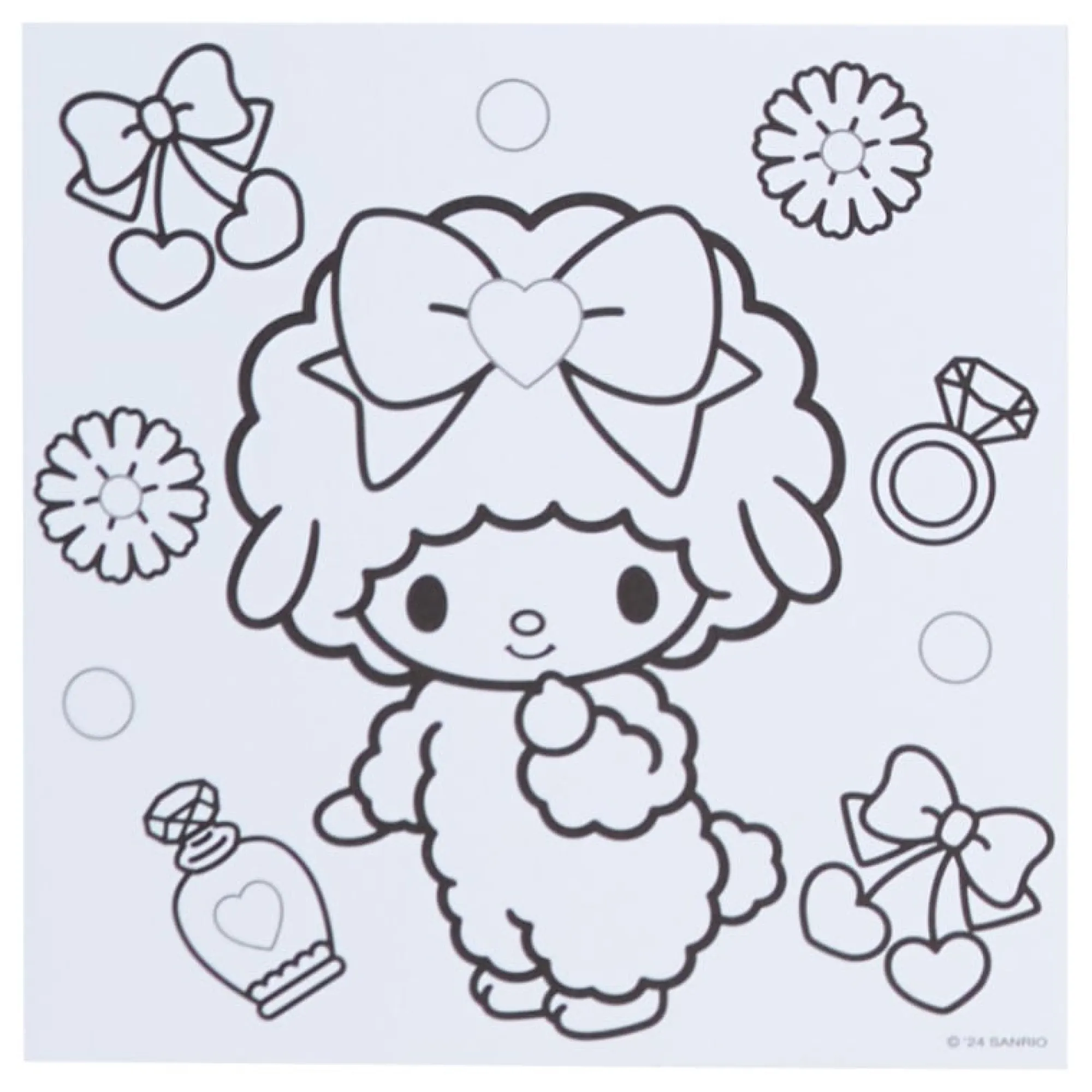 Kids Japan Original Sanrio Characters Mini Coloring & Sticker Set