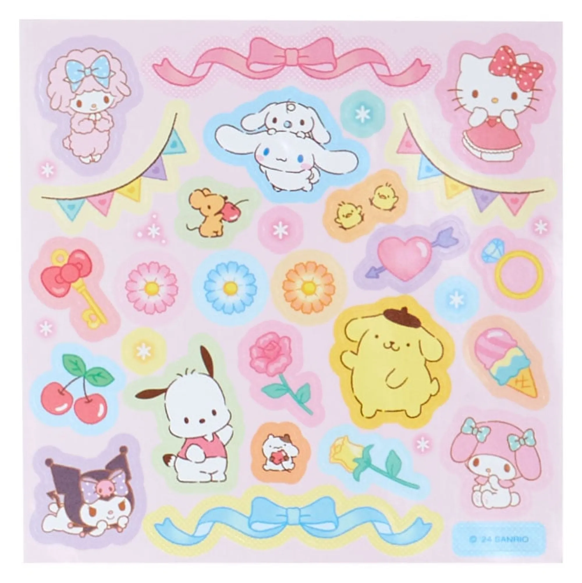 Kids Japan Original Sanrio Characters Mini Coloring & Sticker Set