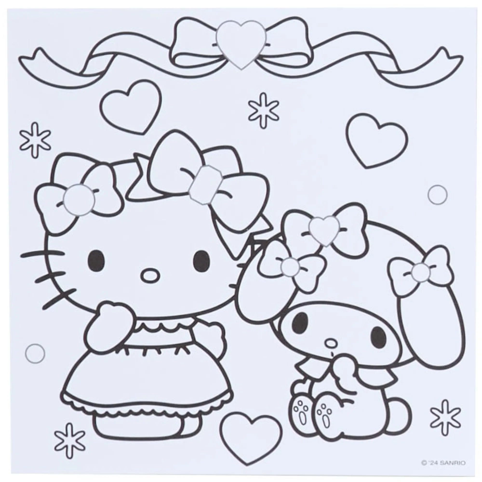 Kids Japan Original Sanrio Characters Mini Coloring & Sticker Set
