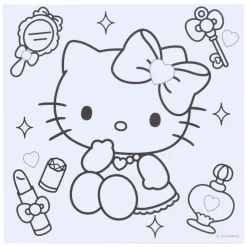 Kids Japan Original Sanrio Characters Mini Coloring & Sticker Set