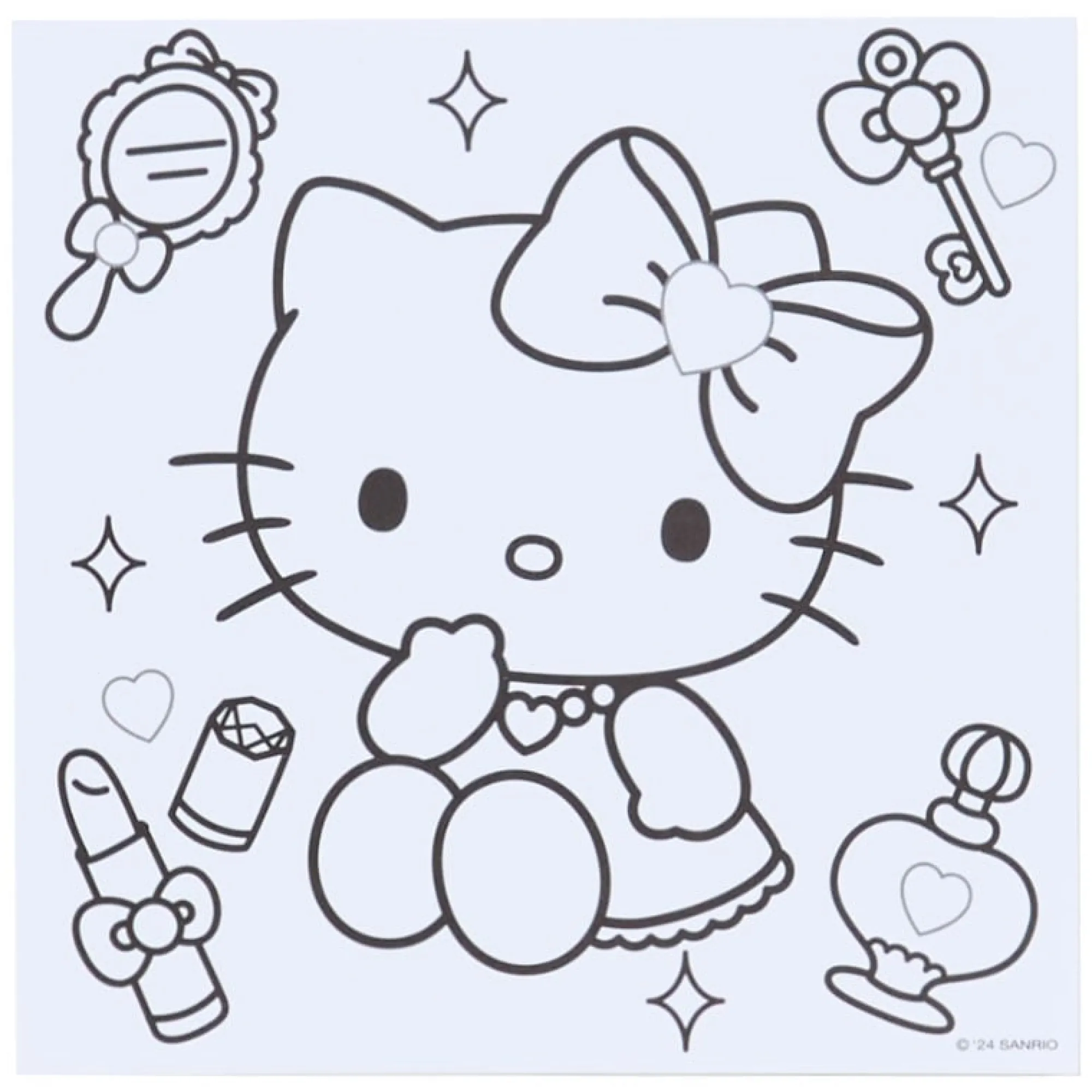 Kids Japan Original Sanrio Characters Mini Coloring & Sticker Set
