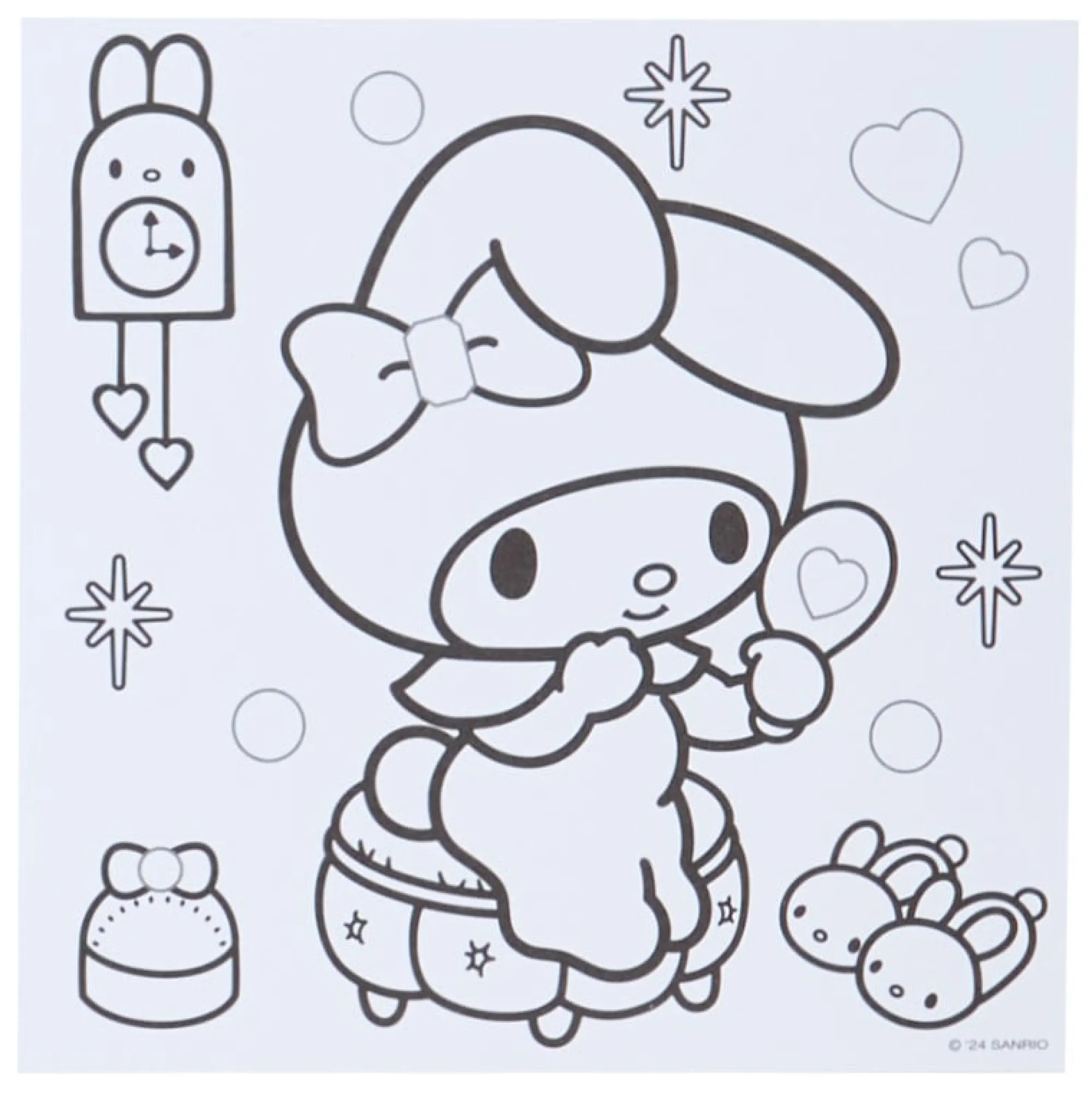 Kids Japan Original Sanrio Characters Mini Coloring & Sticker Set