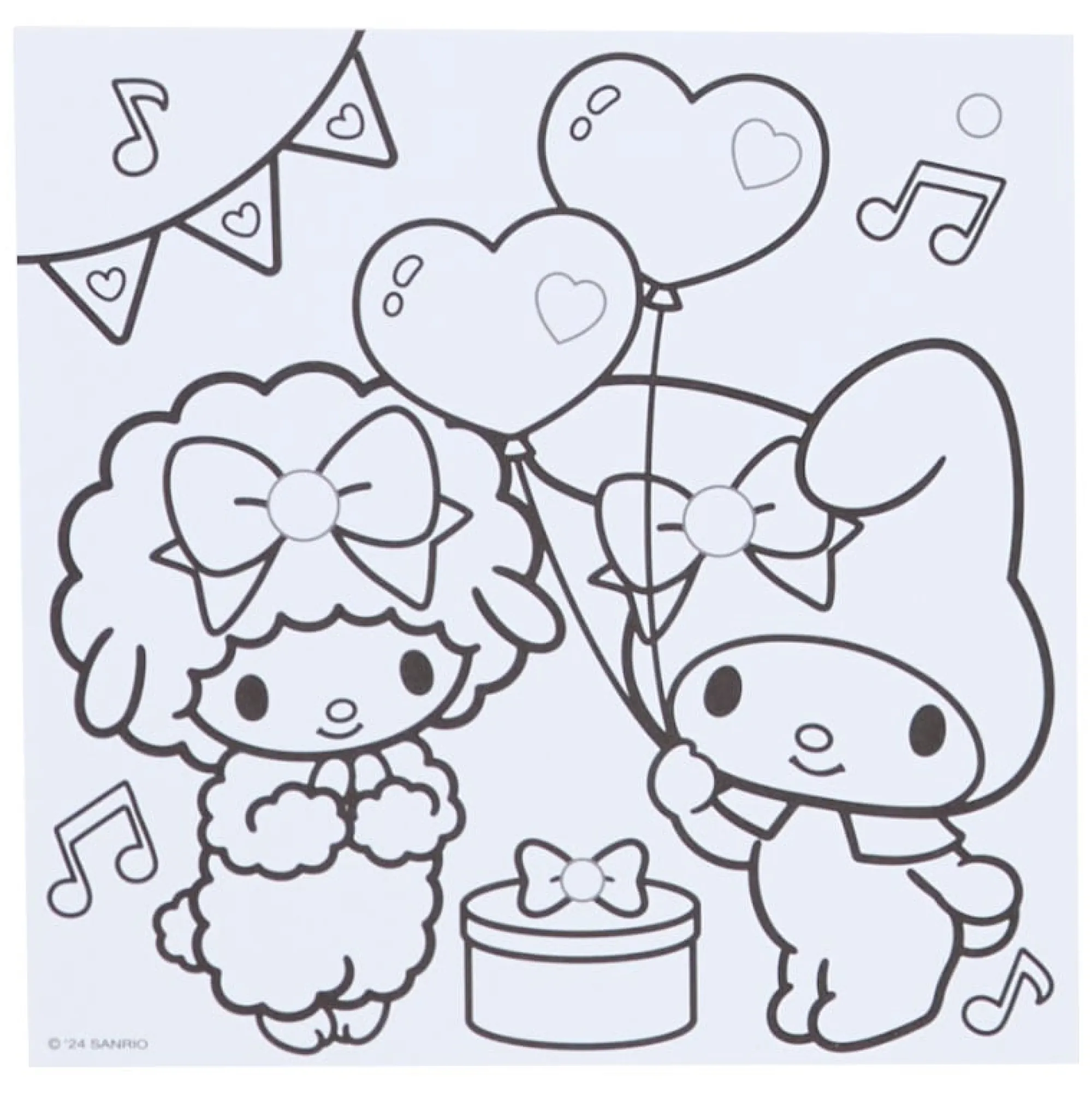 Kids Japan Original Sanrio Characters Mini Coloring & Sticker Set