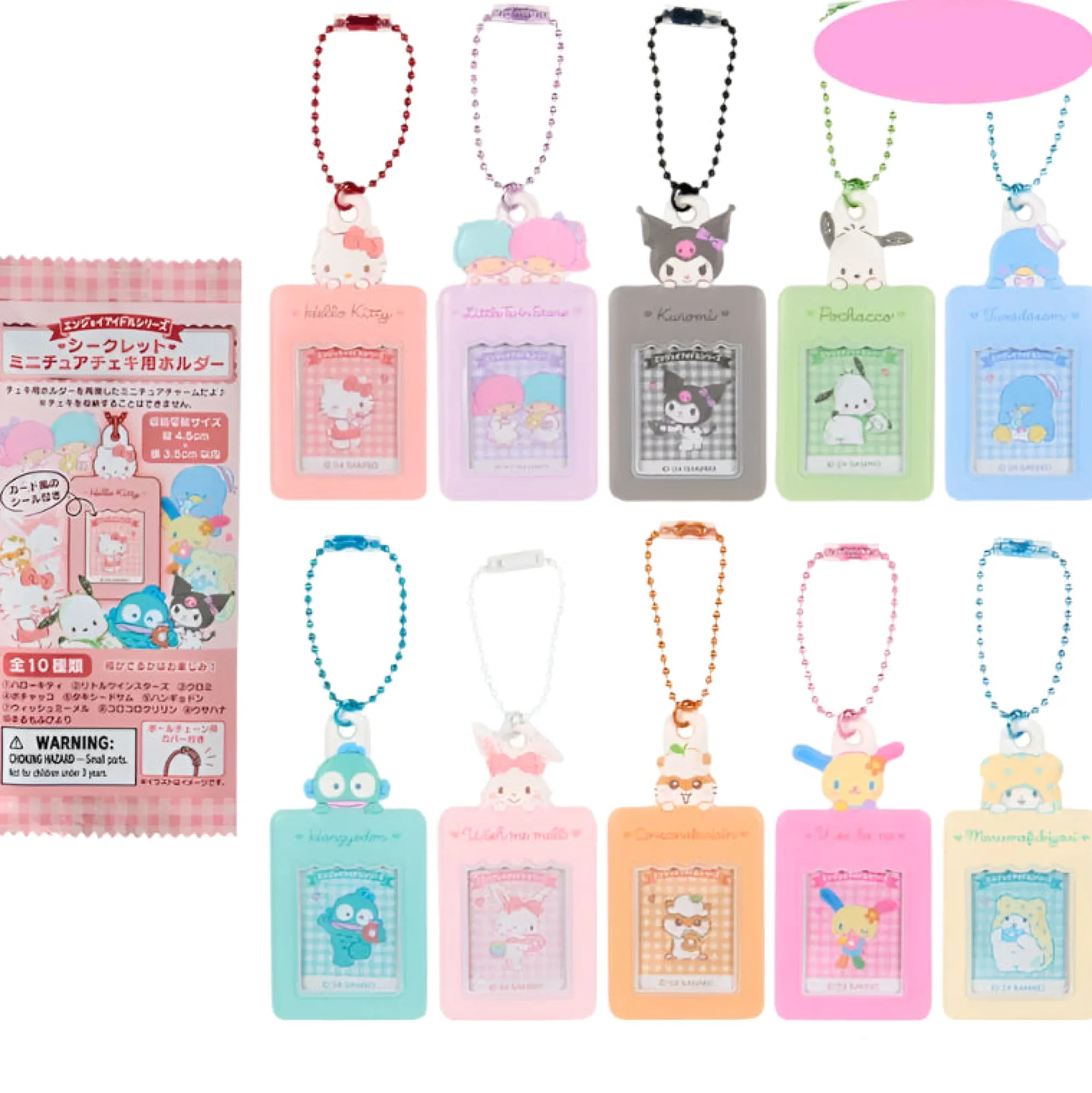 Japan Original Sanrio Characters Mini Photo Charm Blind Bag (Enjoy Idol Series 1)