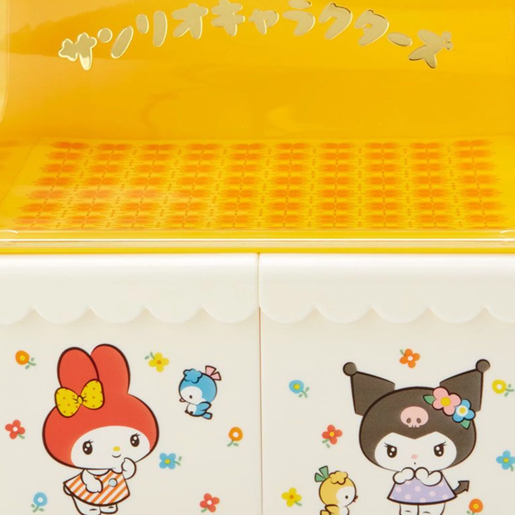 Japan Original Sanrio Characters Mini Yellow Storage Chest (Retro Room Series)