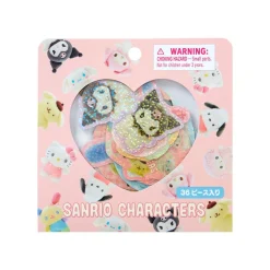 Japan Original Sanrio Characters 36-pc Mini Sticker Pack (Pitatto Friends Series)